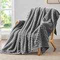 BEDELITE Striped Fleece Throw Blanket, Soft Cozy, Lightweight Warm, Machine by BEDELITE