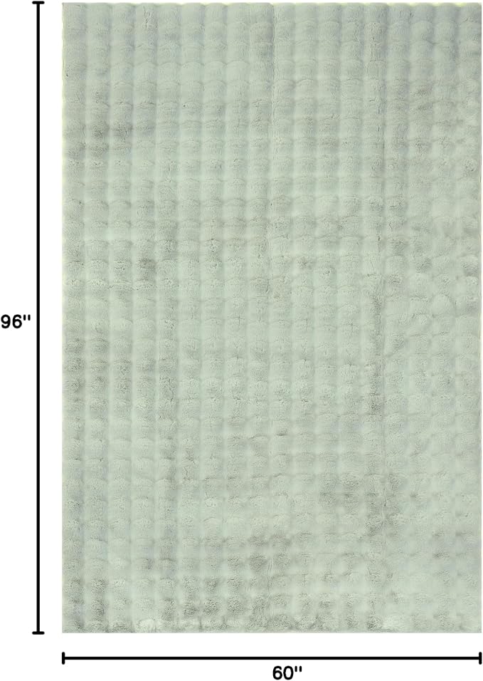 nuLOOM Jeni Green Checkered Washable Area Rug - Image 2