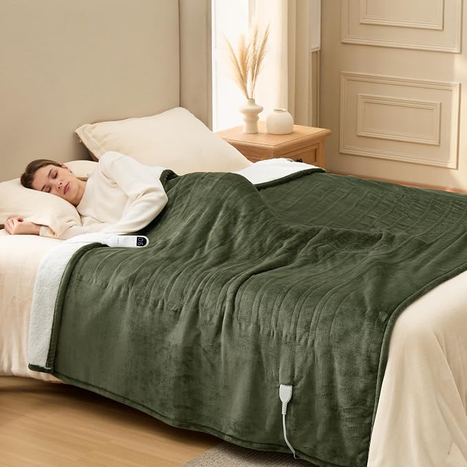 Bedsure Heated Blanket Twin Size, Soft Electric Blanket - Image 9