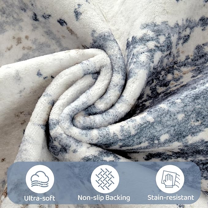 UERMEI 8x10 Area Rug Living Room Rugs - Image 10