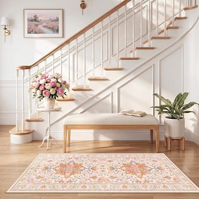 RELEANY Washable Area Rug, Runner 2'6"x5', Water Repellent, Pet Friendly - Image 2
