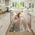 RELEANY Washable Runner 3'x9' Abstract Area Rug by RELEANY