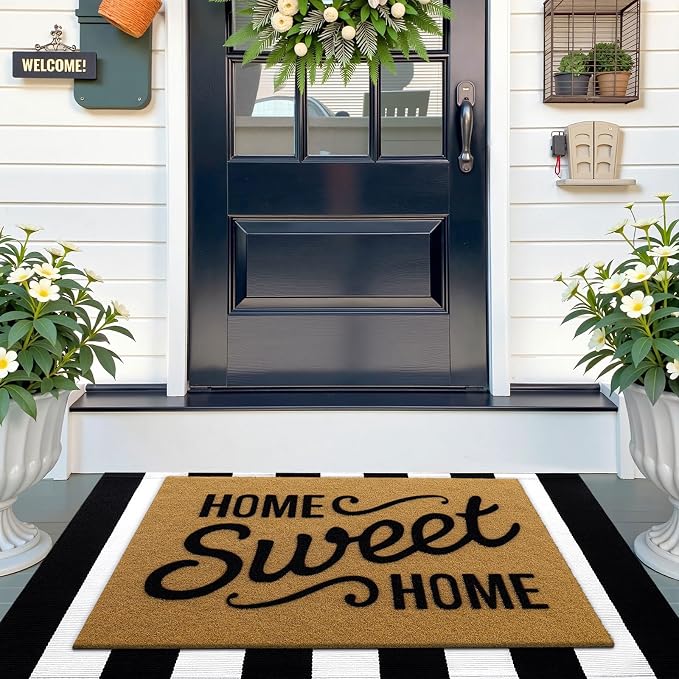 OLANLY Front Door Mat, Low Profile Doormat, Stain and Fade Resistant, - Image 8