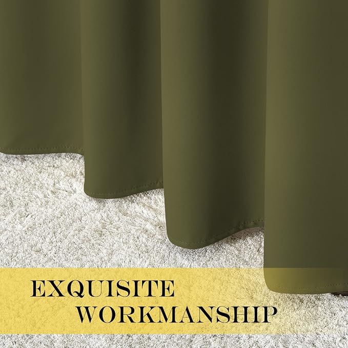 NICETOWN 66 Inch Long Blackout Curtains - Image 5
