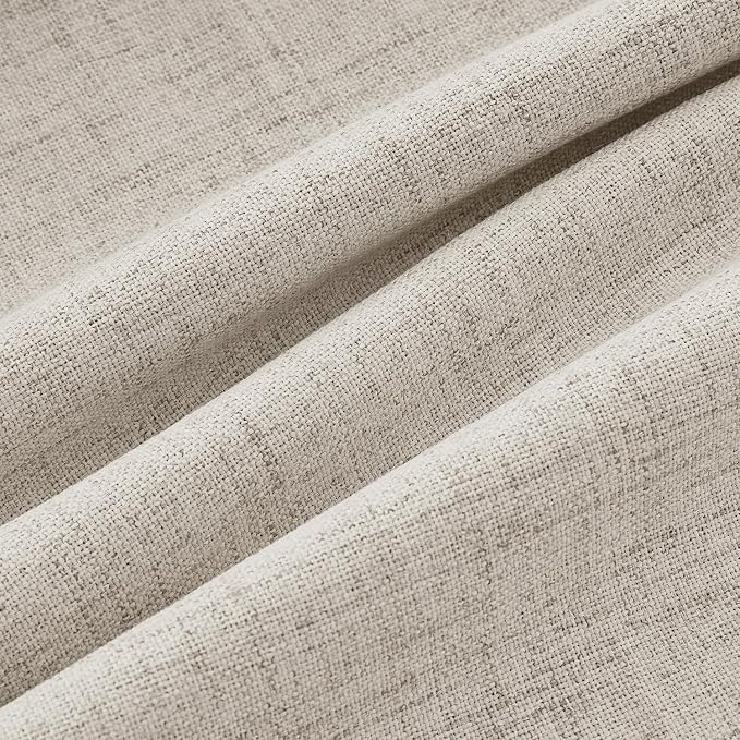 MIULEE 100% Blackout Linen Curtains - Image 9
