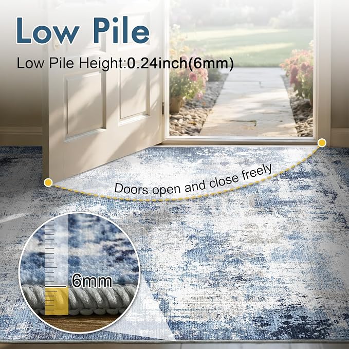 9x12 Ft Extra Large Washable Area Rugs - Image 7