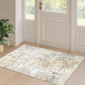 LOONGRUG Runner Rug 2x4 Washable Non-Slip Neutral Modern Abstract Rug | Soft by LOONGRUG