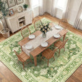 RELEANY Washable Area Rug, Square 10'x10', Water Repellent, Pet Friendly by RELEANY