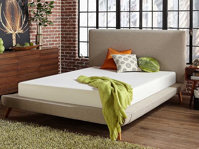 Live and Sleep Classic 8 Inch Medium Firm Memory Foam Mattress - Twin Extra-Long Bed in a Box with Firm Body Support, CertiPUR Certified - Twin XL Size