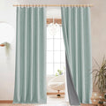 NICETOWN Full Blackout Linen Curtains by NICETOWN