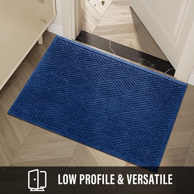 Sturdy Front Door Mat, Absorbent Muddy Dirt Resist Welcome Door Mats Outdoor - Image 6