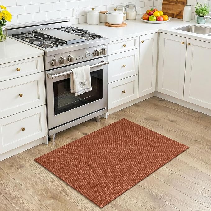 KOZYFLY Indoor Door Mat 2x3 ft Small Area Rugs Washable Front Door Mat Non Slip - Image 3