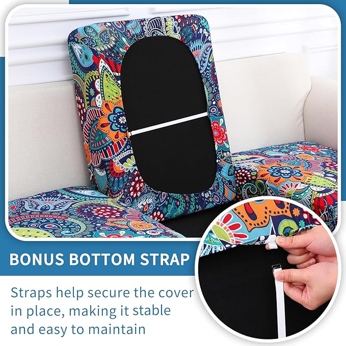 Printed Couch Cushion Covers, Sofa Covers Washable - Image 3