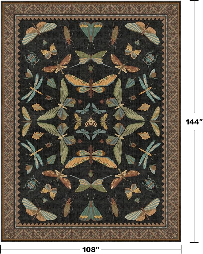Large Black Rug for Living Room - Image 2