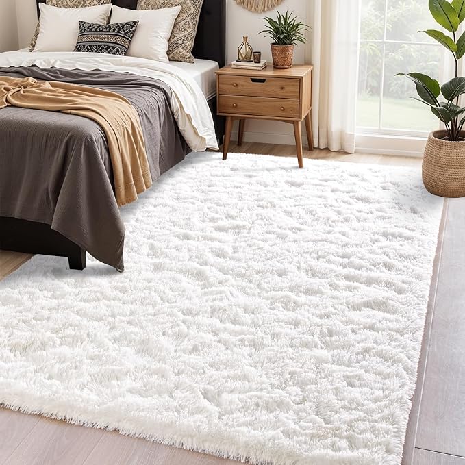Chicrug Soft Area Rugs for Bedroom Living Room Plush Fluffy Rug 9x12 | Shag - Image 3