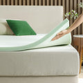 ZINUS 2 Inch Green Tea Memory Foam Mattress Topper, Smaller, More Convenient WonderBox Packaging, Pressure-Relieving Layers, CertiPUR-US Certified, King