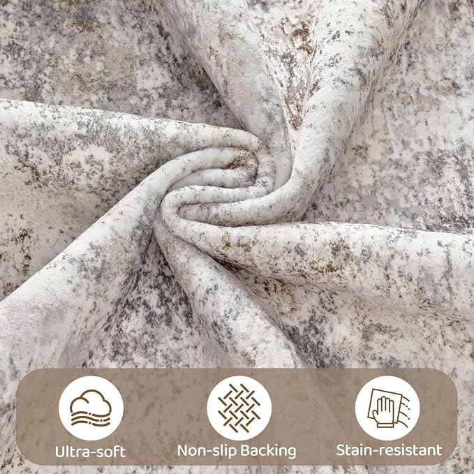 UERMEI 8x10 Area Rug Living Room Rugs - Image 6