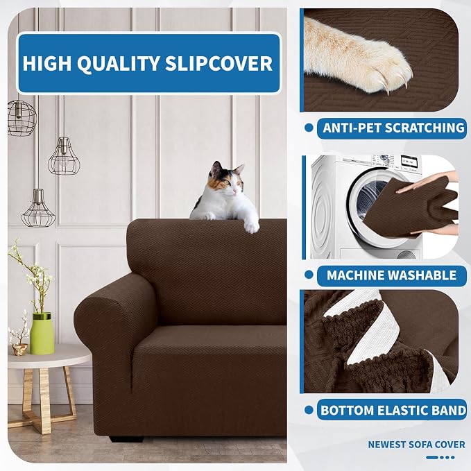 XINEAGE 2026 New Stretch Armchair Covers 1 Piece Chair Slipcovers Chair - Image 6