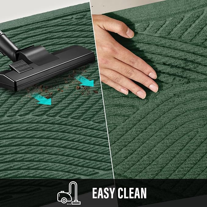 Sturdy Front Door Mat, Absorbent Muddy Dirt Resist Welcome Door Mats Outdoor - Image 7