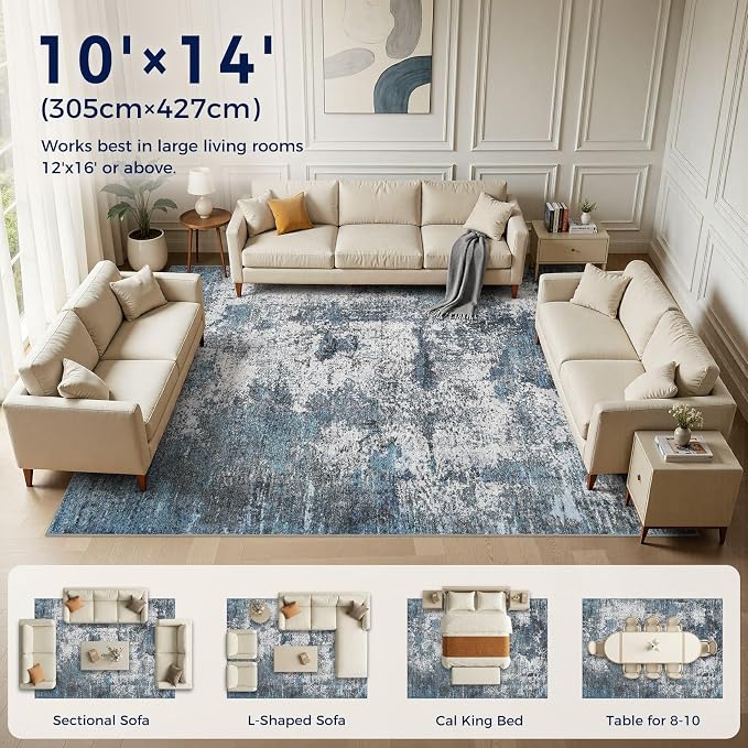DMOYEST Area Rug Living Room Rugs - Image 7