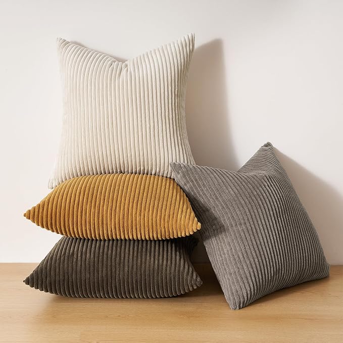Topfinel Decorative Brown Throw Pillow Covers Cushion Cases, Rustic Fall Home - Image 6