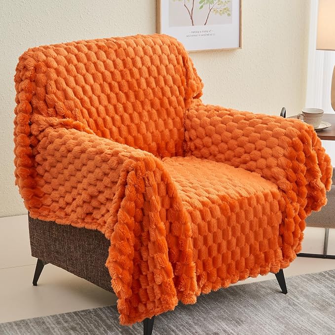 NEWCOSPLAY Fleece Clouds Cozy Twin Blanket - Image 9