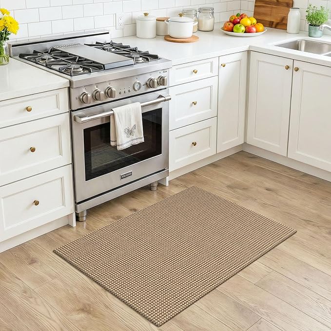 KOZYFLY Indoor Door Mat 2x3 ft Small Area Rugs Washable Front Door Mat Non Slip - Image 3