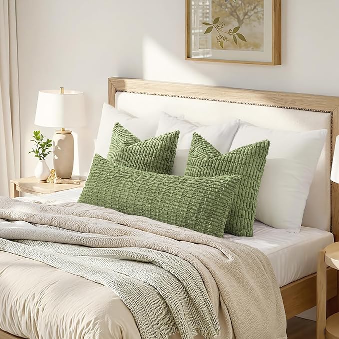MIULEE Lumbar Corduroy Throw Pillow Cover - Image 2