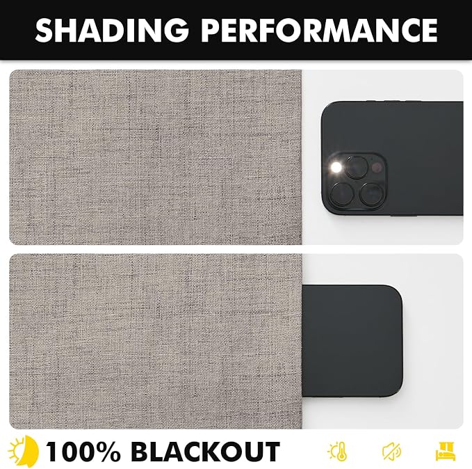 MIULEE 100% Blackout Linen Curtains - Image 7