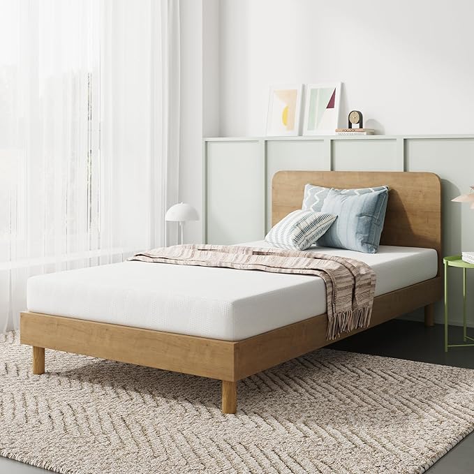 Novilla Twin XL Mattress, 8 Inch Twin XL Mattress in a Box, Gel Memory Foam Mattresses with Comfort Foam for Cooling Night Sleep, Pressure Relief, CertiPUR-US Certified