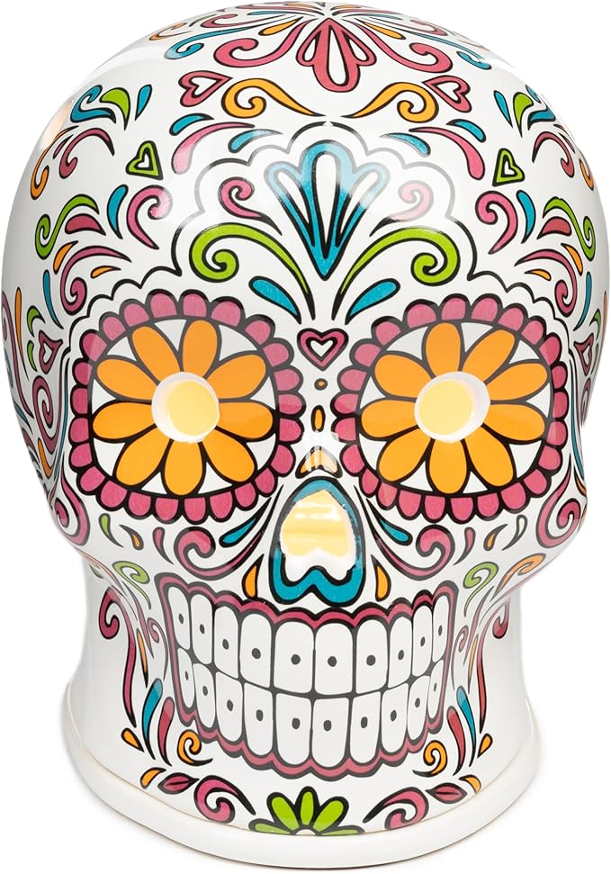 Scentsationals Wax Melt Warmer for Scented Wax Melts - Day of The Dead Collection Vistoso - Candle Melter for Fragrance Cubes and Tarts