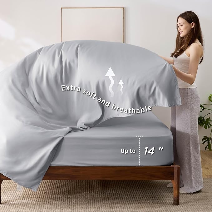 Bedsure Full Size Comforter Set - 7 Pieces Reversible Teal Bedding, Full Size Bed Set for All Seasons, Bed in a Bag with Down Alternative Comforter, Sheets, Pillowcases & Shams
