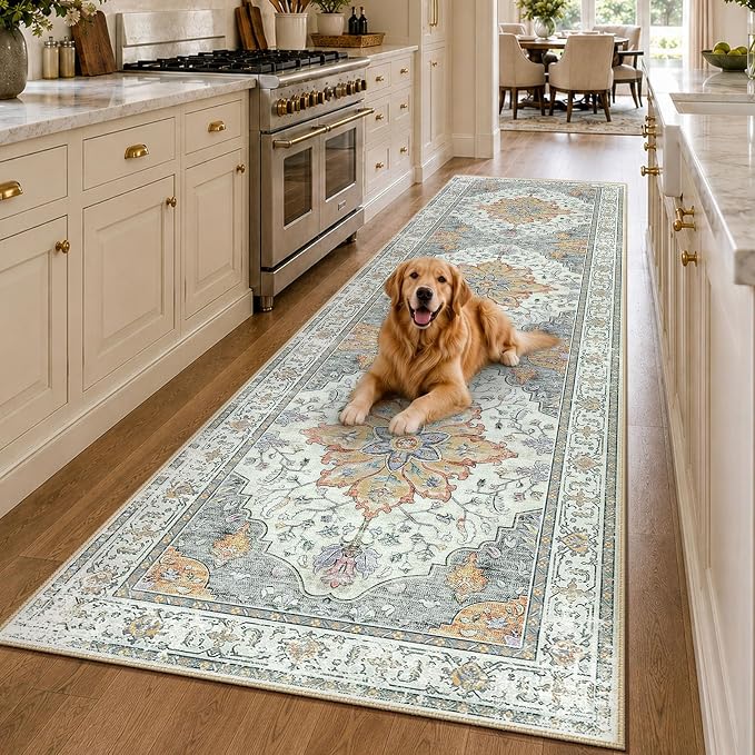 RELEANY Washable Area Rug, Runner 3'x10', Water Repellent, Pet Friendly - Image 2