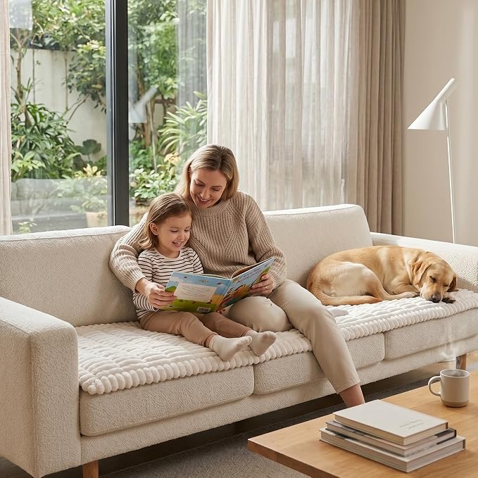 Fixwal Waterproof Flannel Dog Couch Cover, 27.6" x 88", Non-Slip Backing - Image 9