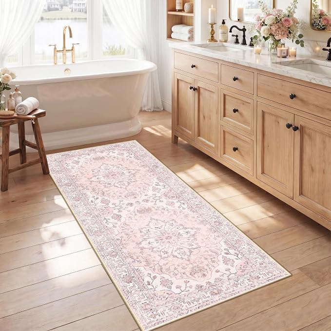 RELEANY Washable Area Rug, Runner 2'6"x5', Water Repellent, Pet Friendly by RELEANY