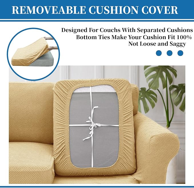 XINEAGE 2026 New 3 Pieces Couch Covers - Image 6