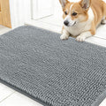 OLANLY Dog Door Mat for Muddy Paws 30x17, Super Absorbent Chenille Mud Mat | by OLANLY
