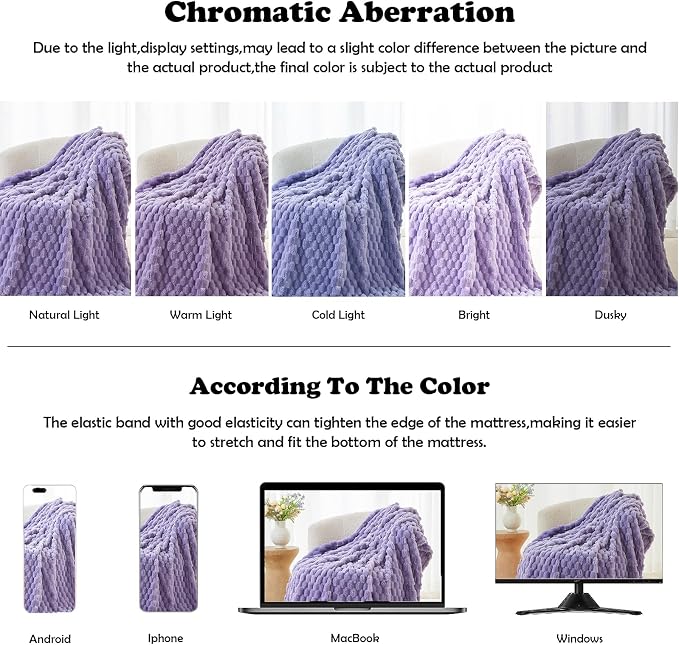 NEWCOSPLAY Fleece Clouds Cozy Queen Blanket - Image 6
