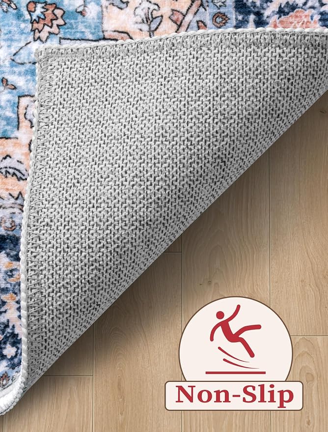 SERISSA 3x7 Washable Non Slip Boho Runner Rug - Image 3