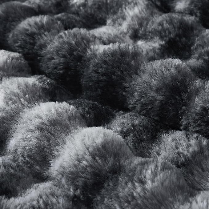 60x80 Inches Ultra-Soft Fuzzy Faux Fur Plush Twin Size Blanket - Image 7