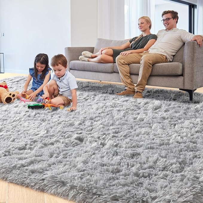 Ultra Soft Fluffy Area Rugs for Bedroom Boys, Soft Plush Furry Bedside Rug - Image 6