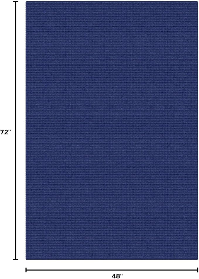 KOZYFLY Washable 4x6 Entry Woven Area Rug, Braided Throw Rugs - Image 2