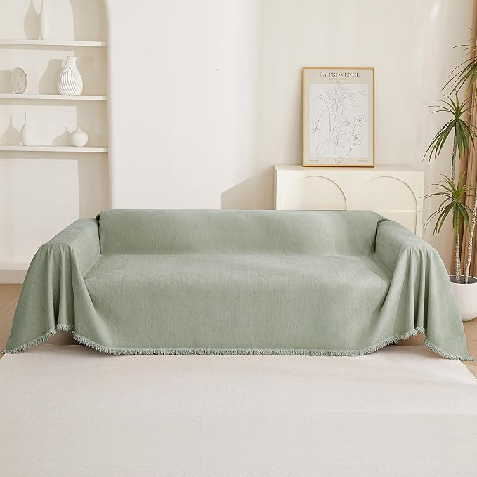 MYSKY HOME Sectional Couch Cover Blanket Living Room Furniture Protector - Image 8