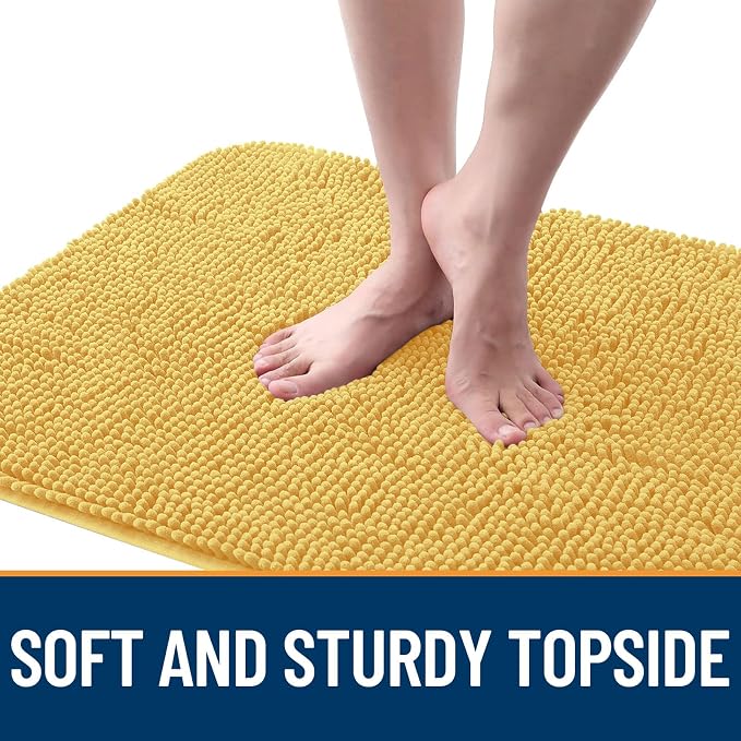 OLANLY Dog Door Mat for Muddy Paws 40x24, Super Absorbent Chenille Mud Mat | - Image 4