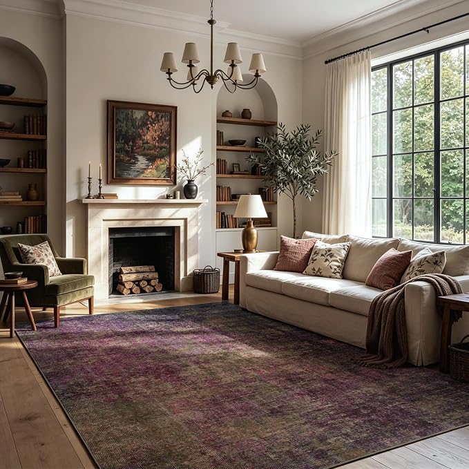 8x10 Washable Area Rug for Living Room, Dining Room, Playroom | Ultra Soft - Image 5