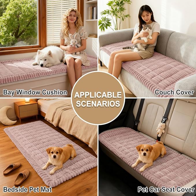Couch Cover for Dogs, Washable Non Slip Plush Flannel Sofa Protector | Thick - Image 4