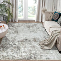 5x7 Area Rugs for Living Room Bedroom Dining Room Washable Brown Grey | Soft by Aelenmu