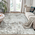 6x9 Area Rugs for Living Room Bedroom Dining Room Washable Brown Grey | Soft by Aelenmu