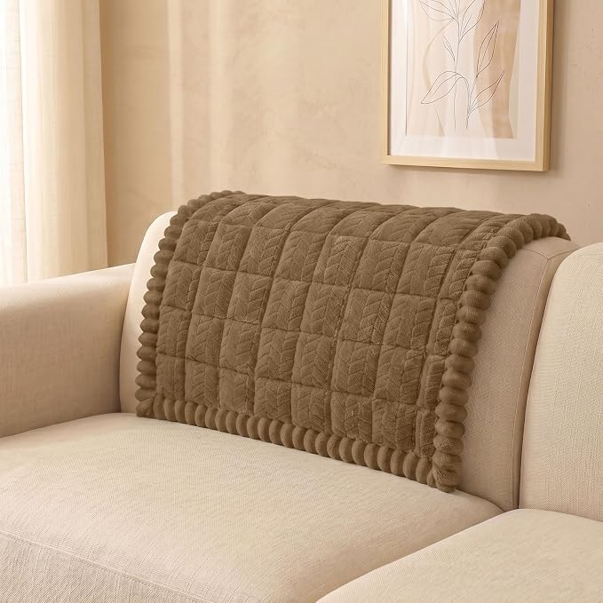 Smiry Couch Cover for Dogs, Non Slip Fuzzy Pet Sofa Arm Covers Washable | Sofa by Smiry
