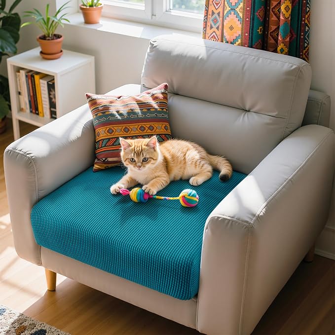 Hokway Couch Cushion Covers Stretch Cushion Covers Sofa Seat Cushion Slipcover - Image 6